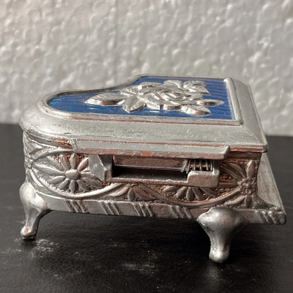 Vintage grand piano trinket box